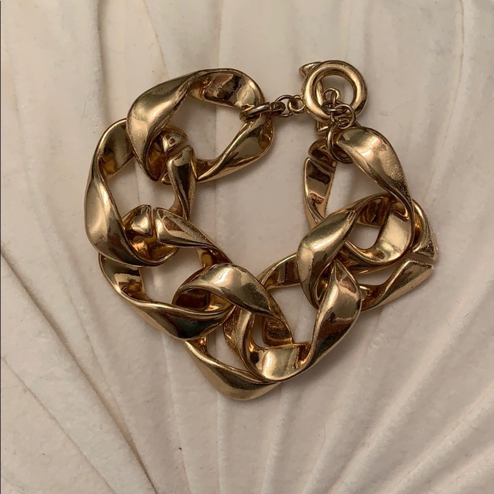 Chunky Gold Chain Bracelet